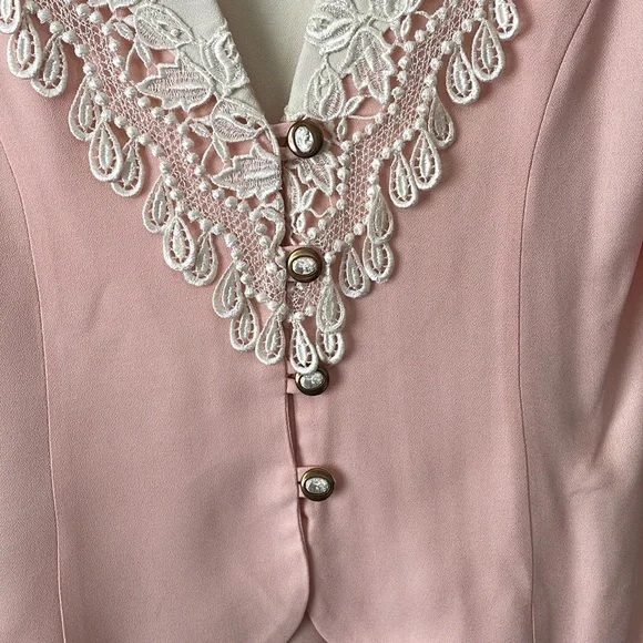 Vintage 90’s! Size 11/12 Skirtsuit - Picture 3 of 10